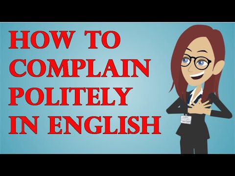 How to Complain Politely in English! (Everyday Life English Conversation)