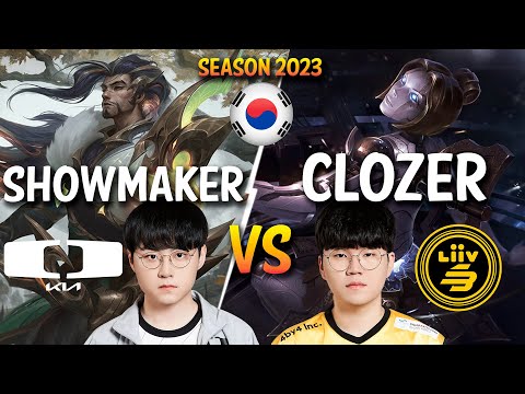 DK Showmaker vs LSB Clozer - Showmaker YASUO vs Clozer ORIANNA Mid - Patch 13.24 KR Ranked