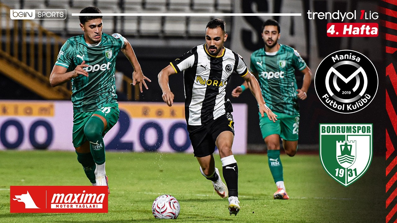 Manisa FK vs. Bodrum FK | Match HIGHLIGHTS | Week 4 | Trendyol 1. Lig - 2026/27