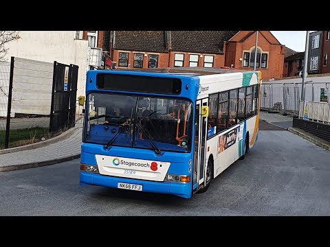 Journey on Route 18A | NK56FFJ/35189 - Stagecoach North East: Dennis Dart SLF/Alexander Pointer 2