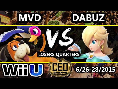 CEO 2015 - Dabuz (Rosalina) Vs. MVD (Duck Hunt, Captain Falcon) - Losers Quarters - Smash Wii U