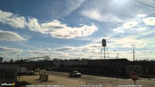 preview picture of video '48 Hours of Clouds and Traffic in Downtown Luverne, Alabama - March 8-9, 2014'