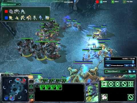 StarCraft 2 Master League Thor Rush HD
