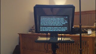 Review: INMEI TX12P Folding Teleprompter $99
