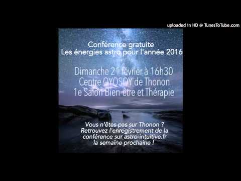 Conférence Les énergies astrologiques en 2016 - www.astro-intuitive.fr