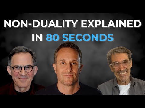 Non-duality explained in 80 seconds | Simon Mundie, Rupert Spira, Francis Lucille