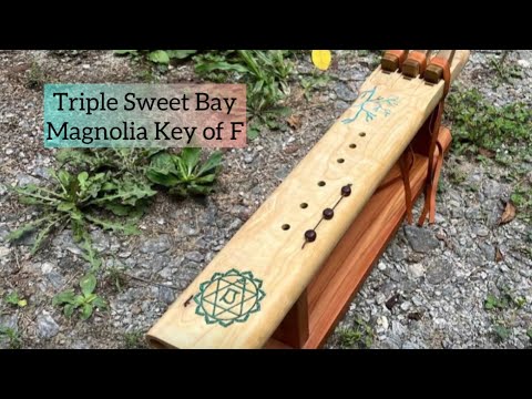 Triple Sweet Bay Magnolia Key of F 432 Htz - Elemental Flutes