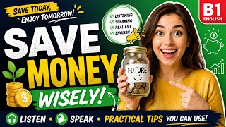 Save Money Smartly | B1 English Listening and Speaking Practice | Improve English