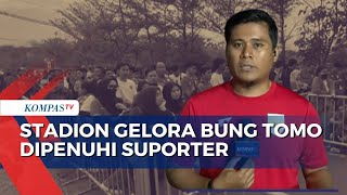 Download lagu The Atmosphere at Gelora Bung Tomo Stadium in Surabaya Ahead of the FIFA Match Day Match between ... mp3