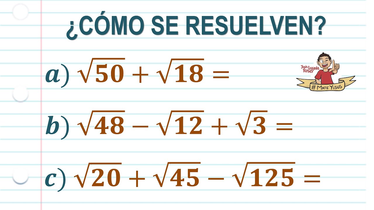 Addition and subtraction of radicals. Easy to understand