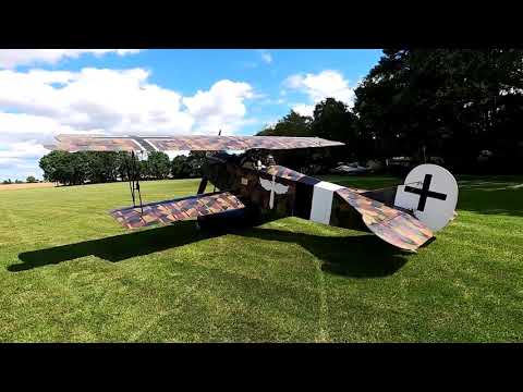 Mikael Carlson's Fokker D.VII in flight 200801