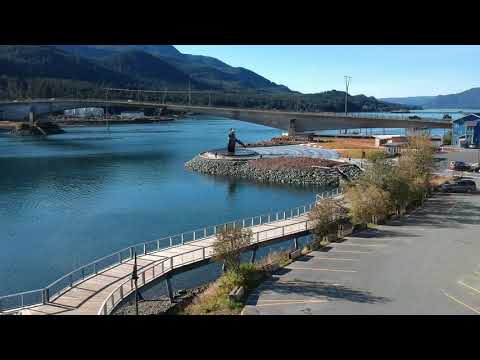 Juneau Seawalk & Whale Sculpture 2018