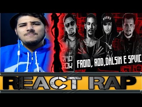 ReactRap 283 | Ep.100 - Froid, Rod, Dalsin & SpVic - "Veredicto" [Prod. Leo Casa1] (Rap Box)
