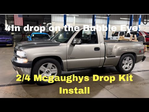 99-07 2/4 Mcgaughys Drop Kit REAR Install Silverado