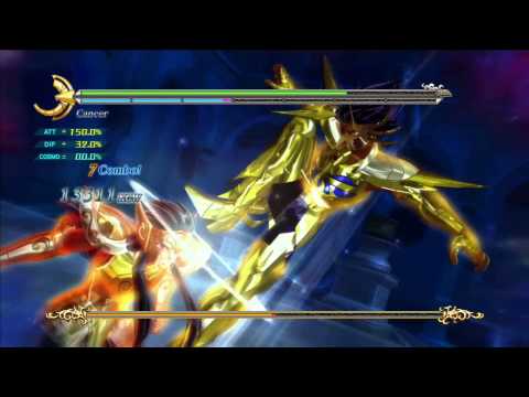 [HD] Saint Seiya Senki - Cancer Deathmask vs Camus Acquarius 720p