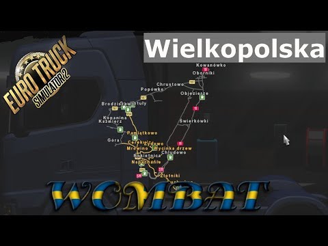 ETS2 1.32 - Fikcyjna Wielkopolska 0.8 BETA Preview