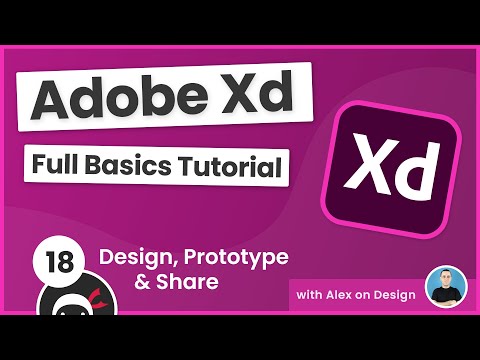 Adobe Xd Basics Tutorial 18 Design Prototype Share