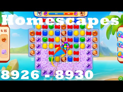 Homescapes Level 8926 - 8930 HD | 3 - match game | gameplay | android | ios | 8927 | 8928 | 8929