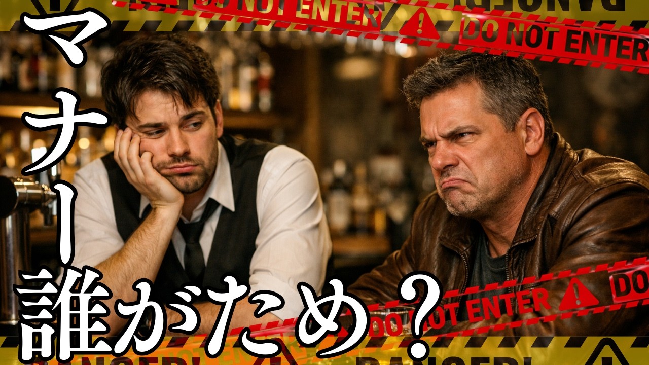 【バーのマナー】私が言いたいことはこれです