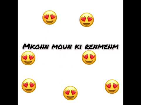 M PAP FÒSE PYÈS MOUN RENMEN- Lyrics video (My promo music)