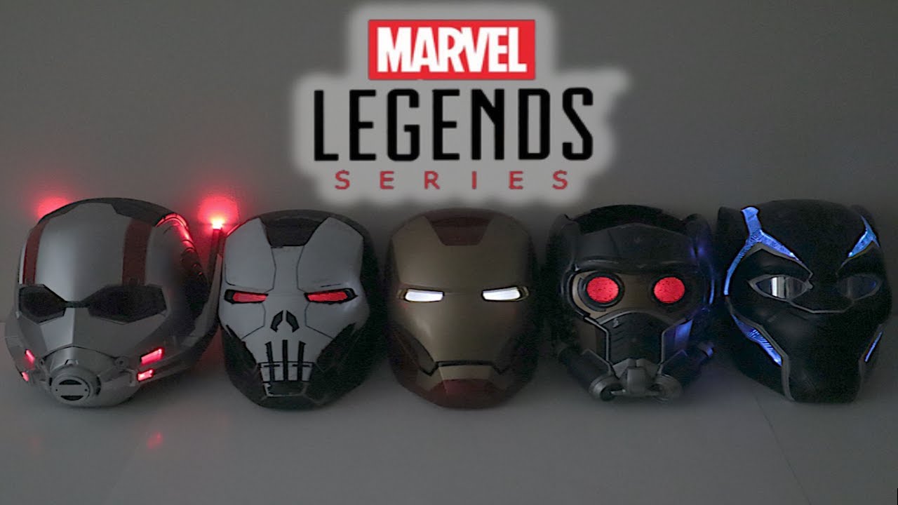 MARVEL MONDAY | Marvel Legends Series Electronic Helmet Collection Unboxing and Review