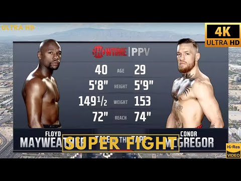 FLOYD MAYWEATHER JR (USA) vs CONOR MCGREGOR (IRELAND) SUPER FIGHT