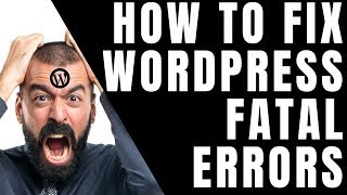 How To Fix Wordpress Fatal Error Failed to Open St