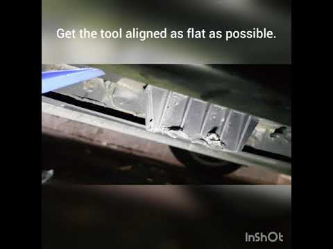 BMW Jack Pad support removal (scratch free) Dont use metal Tools (Wagenheberaufnahme)