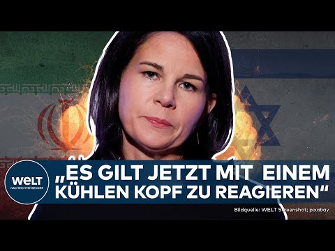Video Thumbnail: ISRAEL: "Einen Flächenbrand verhindern" Annalena Baerbocks Appell an den Iran und Libanon