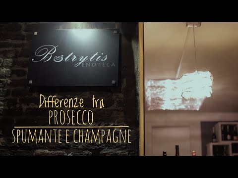 Differenze tra prosecco, spumante metodo classico e champagne