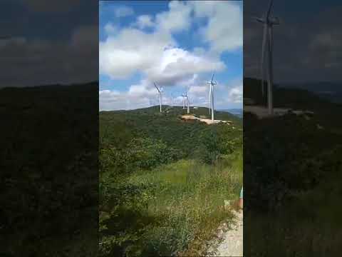 visitando Park Eólico Parelhas RN em cima da Serra do Boqueirão ( vídeo Completo no Canal )