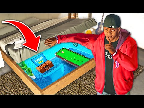 Encontré un CUARTO SECRETO en la CASA de FRANKLIN en GTA 5