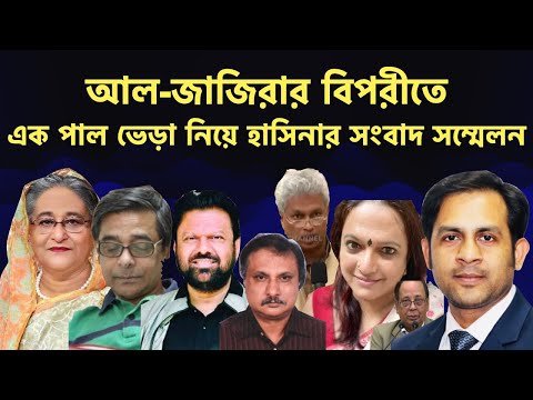 আল জাজিরার বিপরীতে || এক পাল ভেড়া নিয়ে হাসিনার সংবাদ সম্মেলন #Nazmul_Hasan #New_York_Voice