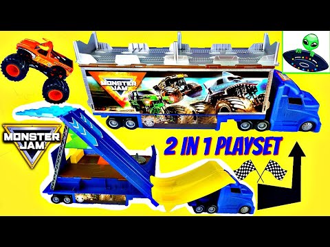 MONSTER JAM Transforming Hauler Playset