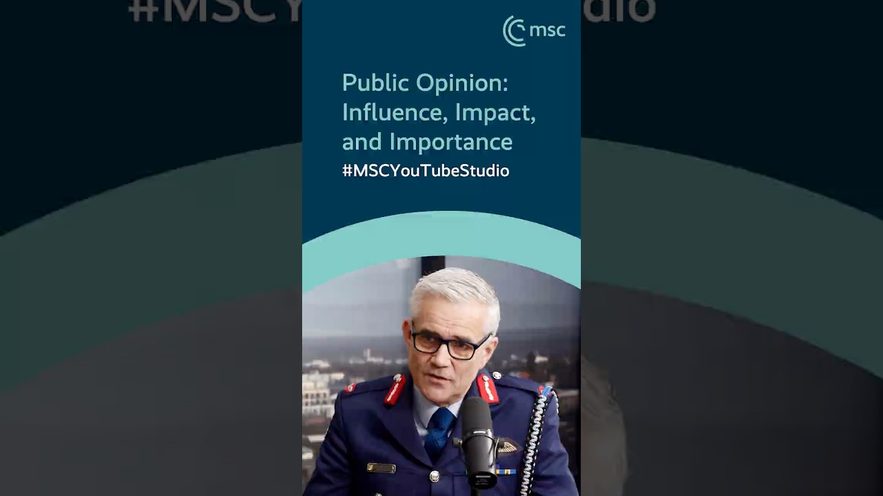 Public opinion: Influence, impact, and importance - General Seán Clancy