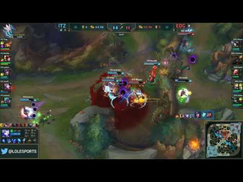 ITZ Revolta - Insane Lee Sin Plays vs EDG  Worlds 2016