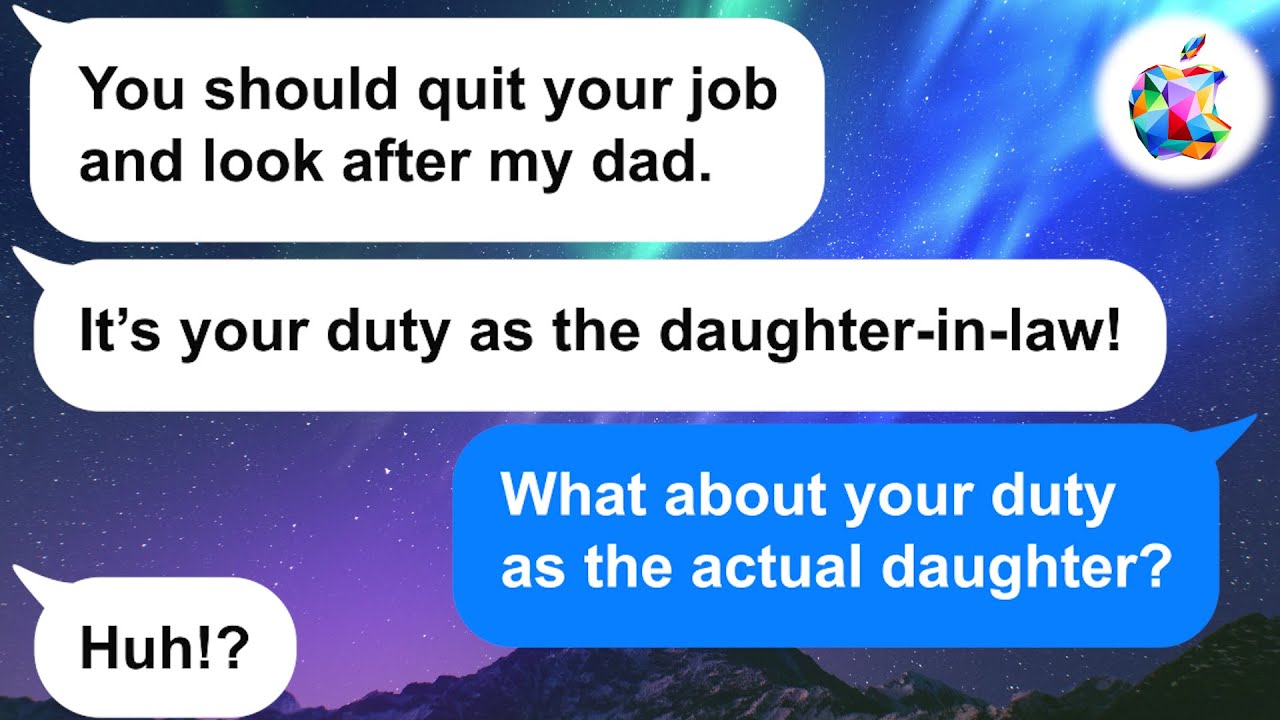 【Apple】I decided to quit my job and become a full-time carer for my paraplegic FIL, but then...