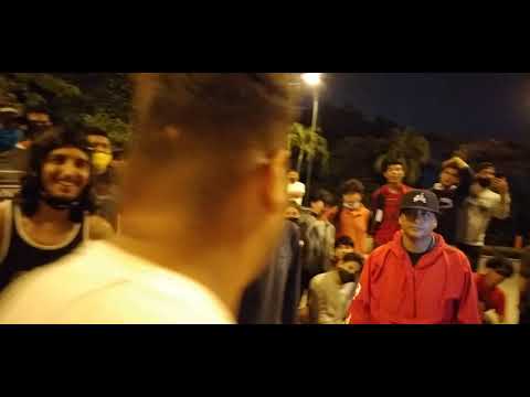 Leonel vs Newjerson usando Onomatopeya #FreestyleWorld