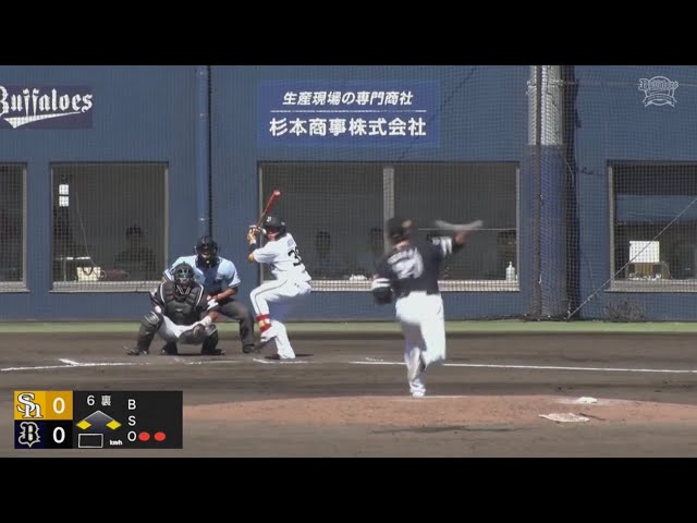 【ファーム】最後はピンチを切り抜ける!! ホークス・ガンケル 6回を無失点に抑える投球!! 2023年8月29日 オリックス・バファローズ 対 福岡ソフトバンクホークス