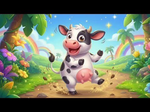 🐄✨ Tanzende Kuh – Fröhliches Kinderlied zum Mitmachen! | Stampf, Dreh & Tanz Spaß für Kinder 🎶🌈