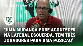 AMÉRICA TREINA NA ARENA MRV, E VALENTIM FAZ ÚLTIMOS AJUSTES PARA ENCARAR O BOTAFOGO