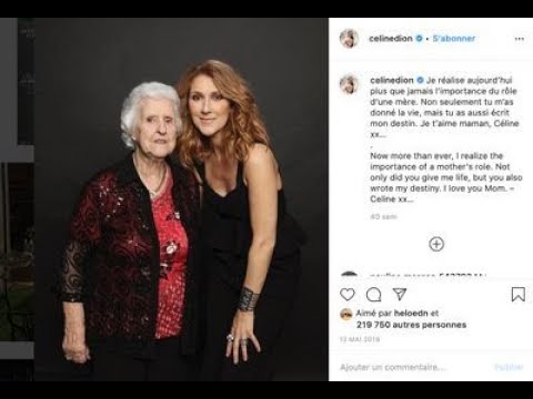 Céline Dion  son vibrant hommage à sa mère le jour de ses obsèques