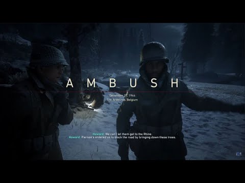 Call of Duty WWII: CAMPAIGN PT10 - AMBUSH!