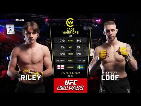 Luke Riley vs Alexander Loof full fight