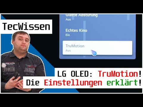 LG OLED: TruMotion! The settings explained! | TecWissen | German
