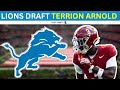 Lions News: Lions Trade Up With The Dallas Cowboys & Select Terrion Arnold CB, Alabama