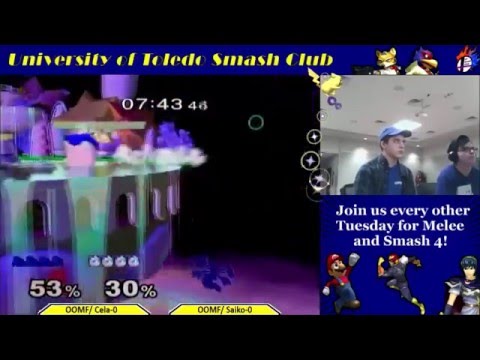 UT Smash Club Biweekly #6| Cela vs Saiko SSBM Losers Round 1