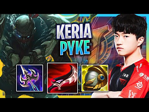 LEARN HOW TO PLAY PYKE SUPPORT LIKE A PRO! | T1 Keria Plays Pyke Support vs Rakan!  Season 2023