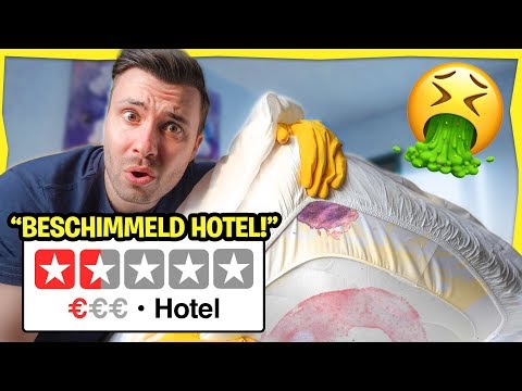 Slapen in het SLECHTSTE HOTEL van Nederland! (Ziek geworden 🤢)