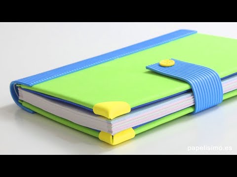 Cómo decorar libretas con goma eva